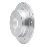 R1 Concepts 1983-1995 Mercedes-Benz 190D Rear Right Drilled & Slotted Silver Brake Rotor by R1 Concepts 631-63015R