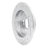 R1 Concepts 1983-1995 Mercedes-Benz 190D Rear Right Drilled & Slotted Silver Brake Rotor by R1 Concepts 631-63015R