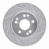 R1 Concepts 1984-1995 Mercedes-Benz 300E Front Right Drilled & Slotted Silver Brake Rotor by R1 Concepts 631-63016R