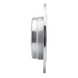 R1 Concepts 1990-1995 Mercedes-Benz 300SL Rear Left Drilled & Slotted Silver Brake Rotor by R1 Concepts 631-63018L
