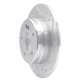 R1 Concepts 1990-1995 Mercedes-Benz SL320 Rear Right Drilled & Slotted Silver Brake Rotor by R1 Concepts 631-63018R