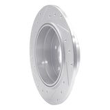 R1 Concepts 1990-1995 Mercedes-Benz SL320 Rear Right Drilled & Slotted Silver Brake Rotor by R1 Concepts 631-63018R
