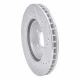 R1 Concepts 1990-1998 Mercedes-Benz 300SL Front Left Drilled & Slotted Silver Brake Rotor by R1 Concepts 631-63019L