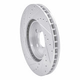 R1 Concepts 1990-1998 Mercedes-Benz 300SL Front Right Drilled & Slotted Silver Brake Rotor by R1 Concepts 631-63019R