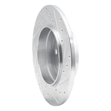 R1 Concepts 1991-1999 Mercedes-Benz 300SE Rear Left Drilled & Slotted Silver Brake Rotor by R1 Concepts 631-63022L