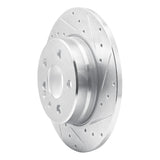 R1 Concepts 1991-1999 Mercedes-Benz S350 Rear Right Drilled & Slotted Silver Brake Rotor by R1 Concepts 631-63022R