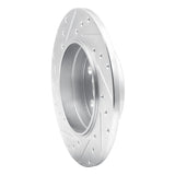 R1 Concepts 1991-1999 Mercedes-Benz S350 Rear Right Drilled & Slotted Silver Brake Rotor by R1 Concepts 631-63022R