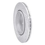 R1 Concepts 1992-1999 Mercedes-Benz 400SE Rear Right Drilled & Slotted Silver Brake Rotor by R1 Concepts 631-63024R