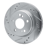 R1 Concepts 1992-1994 Mercedes-Benz E500 Rear Left Drilled & Slotted Silver Brake Rotor by R1 Concepts 631-63025L