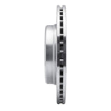 R1 Concepts 1992-1994 Mercedes-Benz E500 Rear Left Drilled & Slotted Silver Brake Rotor by R1 Concepts 631-63025L