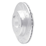 R1 Concepts 1992-1994 Mercedes-Benz E500 Rear Right Drilled & Slotted Silver Brake Rotor by R1 Concepts 631-63025R