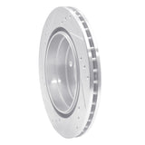 R1 Concepts 1992-1994 Mercedes-Benz E500 Rear Right Drilled & Slotted Silver Brake Rotor by R1 Concepts 631-63025R