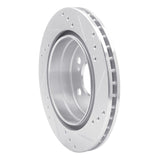 R1 Concepts 1992-1995 Mercedes-Benz E420 Rear Left Drilled & Slotted Silver Brake Rotor by R1 Concepts 631-63026L
