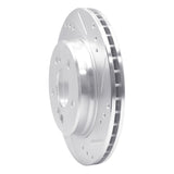 R1 Concepts 1992-1995 Mercedes-Benz E420 Rear Right Drilled & Slotted Silver Brake Rotor by R1 Concepts 631-63026R