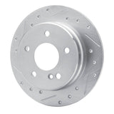 R1 Concepts 1994-1998 Mercedes-Benz C280 Rear Left Drilled & Slotted Silver Brake Rotor by R1 Concepts 631-63027L