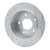 R1 Concepts 1994-1998 Mercedes-Benz C280 Rear Left Drilled & Slotted Silver Brake Rotor by R1 Concepts 631-63027L