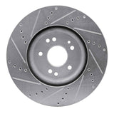R1 Concepts 1994-2002 Mercedes-Benz SL500 Right Front Drilled & Slotted Silver Brake Rotor by R1 Concepts 631-63028D