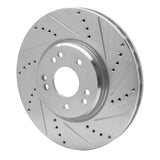 R1 Concepts 1994-2002 Mercedes-Benz E500 Left Front Drilled & Slotted Silver Brake Rotor by R1 Concepts 631-63029D