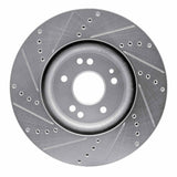 R1 Concepts 1994-2002 Mercedes-Benz E500 Left Front Drilled & Slotted Silver Brake Rotor by R1 Concepts 631-63029D