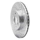 R1 Concepts 1990-1995 Mercedes-Benz E420 Front Right Drilled & Slotted Silver Brake Rotor by R1 Concepts 631-63031R