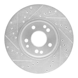 R1 Concepts 1990-1995 Mercedes-Benz E420 Front Right Drilled & Slotted Silver Brake Rotor by R1 Concepts 631-63031R