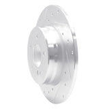 R1 Concepts 1994-2011 Mercedes-Benz C240 Rear Left Drilled & Slotted Silver Brake Rotor by R1 Concepts 631-63032L