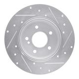 R1 Concepts 1994-2011 Mercedes-Benz C240 Rear Left Drilled & Slotted Silver Brake Rotor by R1 Concepts 631-63032L