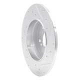 R1 Concepts 1994-2011 Mercedes-Benz C240 Rear Left Drilled & Slotted Silver Brake Rotor by R1 Concepts 631-63032L