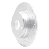 R1 Concepts 1994-2011 Mercedes-Benz E300 Rear Right Drilled & Slotted Silver Brake Rotor by R1 Concepts 631-63032R