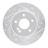 R1 Concepts 1994-2011 Mercedes-Benz E300 Rear Right Drilled & Slotted Silver Brake Rotor by R1 Concepts 631-63032R