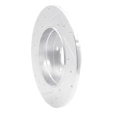 R1 Concepts 1994-2011 Mercedes-Benz E300 Rear Right Drilled & Slotted Silver Brake Rotor by R1 Concepts 631-63032R