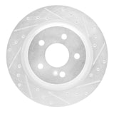 R1 Concepts 00-06 Mercedes-Benz S430 Rear Right Drilled & Slotted Silver Brake Rotor by R1 Concepts RNC-631-63034R