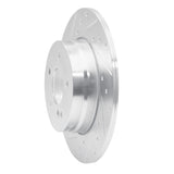 R1 Concepts 1996-1998 Mercedes-Benz SL320 Rear Left Drilled & Slotted Silver Brake Rotor by R1 Concepts 631-63035L