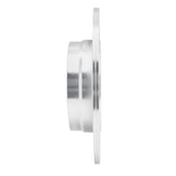 R1 Concepts 1996-1998 Mercedes-Benz SL320 Rear Left Drilled & Slotted Silver Brake Rotor by R1 Concepts 631-63035L