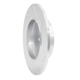 R1 Concepts 1996-1998 Mercedes-Benz SL320 Rear Left Drilled & Slotted Silver Brake Rotor by R1 Concepts 631-63035L