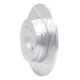 R1 Concepts 1996-1998 Mercedes-Benz SL500 Rear Right Drilled & Slotted Silver Brake Rotor by R1 Concepts 631-63035R