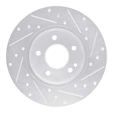 R1 Concepts 1997-1998 Mercedes-Benz C230 Front Left Drilled & Slotted Silver Brake Rotor by R1 Concepts 631-63036L