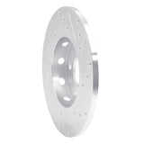 R1 Concepts 1997-1998 Mercedes-Benz C230 Front Left Drilled & Slotted Silver Brake Rotor by R1 Concepts 631-63036L