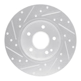 R1 Concepts 1997-1998 Mercedes-Benz C230 Front Right Drilled & Slotted Silver Brake Rotor by R1 Concepts 631-63036R