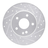 R1 Concepts 1997-1998 Mercedes-Benz C230 Front Right Drilled & Slotted Silver Brake Rotor by R1 Concepts 631-63036R