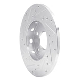R1 Concepts 1997-1998 Mercedes-Benz C230 Front Right Drilled & Slotted Silver Brake Rotor by R1 Concepts 631-63036R
