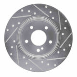 R1 Concepts 1998-2003 Mercedes-Benz E320 Rear Left Drilled & Slotted Silver Brake Rotor by R1 Concepts 631-63037L