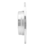 R1 Concepts 1998-2003 Mercedes-Benz E320 Rear Right Drilled & Slotted Silver Brake Rotor by R1 Concepts 631-63037R