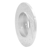 R1 Concepts 1998-2003 Mercedes-Benz E320 Rear Right Drilled & Slotted Silver Brake Rotor by R1 Concepts 631-63037R