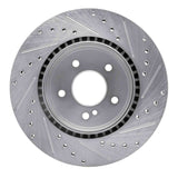 R1 Concepts 1998-2009 Chrysler Crossfire Rear Left Drilled & Slotted Silver Brake Rotor by R1 Concepts 631-63040L