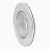 R1 Concepts 1998-2009 Chrysler Crossfire Rear Right Drilled & Slotted Silver Brake Rotor by R1 Concepts 631-63040R