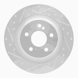 R1 Concepts 01-02 Mercedes-Benz CL600 Rear Right Drilled & Slotted Silver Brake Rotor by R1 Concepts RNC-631-63042R