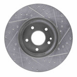R1 Concepts 96-97 Mercedes-Benz C36 AMG Front Left Drilled & Slotted Silver Brake Rotor by R1 Concepts RNC-631-63045L