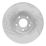R1 Concepts 96-97 Mercedes-Benz C36 AMG Front Right Drilled & Slotted Silver Brake Rotor by R1 Concepts RNC-631-63045R