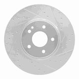 R1 Concepts 96-97 Mercedes-Benz C36 AMG Front Right Drilled & Slotted Silver Brake Rotor by R1 Concepts RNC-631-63045R